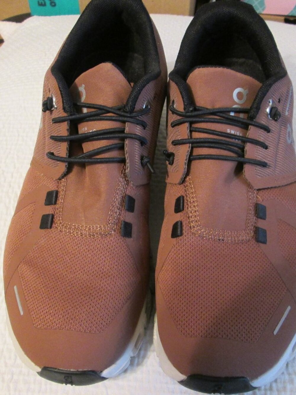 On Cloud 5 Sneakers Women 6.5 EU 37.5 Rust Brown Black Running Shoes Active